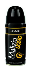Deodorant Parfum Malizia uomo Amber 150ml