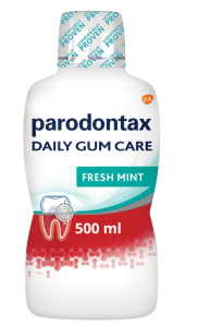 Parodontax Apa de Gura fara alcool Daily Gum Care Fresh Mint, 500 ml