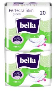 Bella absorbante Perfecta Slim Green 20 buc