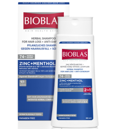 Bioblas Sampon Par Anticadere si Antimatreata cu Zinc Pyrithione, 360 ml