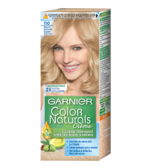 Vopsea de par permanenta cu amoniac Garnier Color Naturals 110 Blond Natural Super Deschis, 110 ml