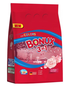 Bonux 3in1 Rose Detergent automat, 2kg, 20 spalari