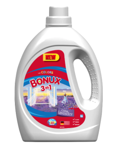 Detergent lichid Bonux 3in1 Color Lavanda, 40 spalari, 2 L