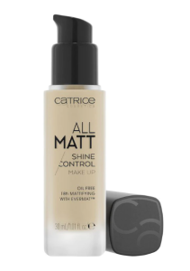 Catrice All Matt Shine Control Fond de Ten, 30 ml-020N Nude Beige