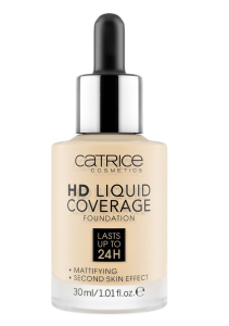 Catrice HD Liquid Coverage Foundation, 30 ml-Porcelain Beige 002 