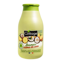 Gel de Dus si Lapte de Baie Cottage Ananas si Cocos, 250 ml
