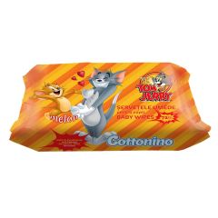 Cottonino servetele umede Tom & Jerry, Melon, 72 buc