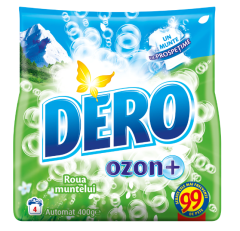 Detergent automat Dero Ozon+ Roua Muntelui Plus, 400g, 4 spalari