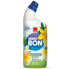 Detergent gel pentru toaleta Sano Bon Gel Neroli & Magnolia, 750 ml