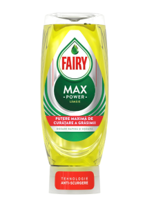 Fairy MaxPower Detergent de vase Lemon, 450ml