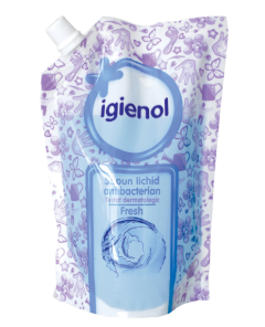 Rezerva sapun lichid antibacterian Igienol Fresh, 500 ml
