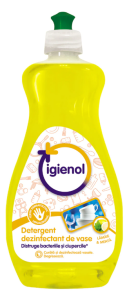 Igienol Detergent Dezinfectant de Vase Igienol, Lamaie si Menta, 500 ml
