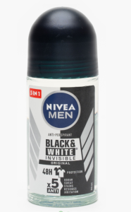 Deodorant roll-on Nivea Invisible for Black & White Power Men, 50ml
