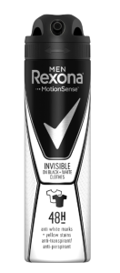 Deodorant antiperspirant spray Rexona Invisible Black&White Men, 150 ml