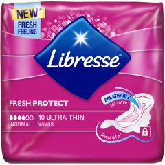 LIBRESSE absorbante normal ultra thin fresh protect 10 buc