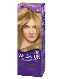 Vopsea de par permanenta Wella Wellaton 8/1 Special Ash Blonde, 110 ml