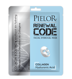 Pielor Renewal Code Collagen Boosting Masca de Fata Servetel, 25 ml