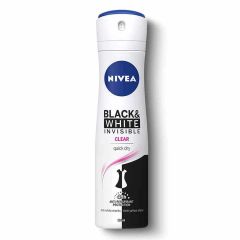 Nivea antiperspirant invisible black&white deo 150ml clear 