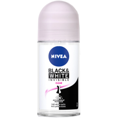 Deodorant roll-on Nivea Invisible for Black & White Clear, 50ml