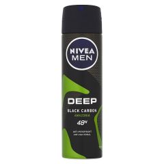 Nivea Men Deep Antiperspirant Deo Black Carbon Amazonia, 150 ml