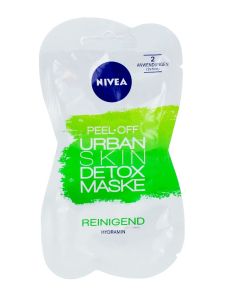 Nivea Urban Skin Peel Off Detox Masca Matifianta pentru fata, 2 buc x 5 ml