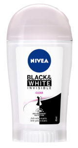 Nivea Deodorant Stick Invisible for Black&White Clear, 40 ml