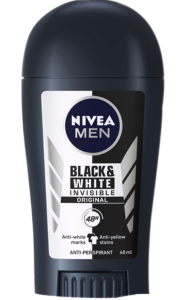 Nivea Men Deodorant Stick Black & White Invisible Power, 40 ml