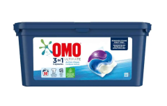 Detergent capsule Omo Ultimate Active Clean Trio Caps, 30 spalari, 30 buc