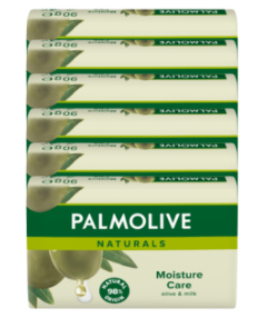 Sapun solid Palmolive Naturals Milk & Olive, 6 buc x 90 g