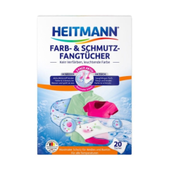 Heitmann Servetele care retin pigmenti culoare, 20 buc