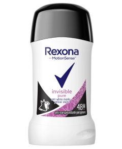Deodorant antiperspirant stick Rexona Invisible Pure, 40 ml