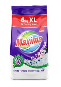 Detergent pentru rufe automat Sano Maxima, spring flowers, 60 spalari, 6kg