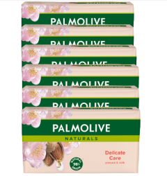 Sapun solid Palmolive Naturals Almond & Milk, 6 buc x 90g
