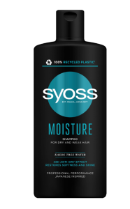 Sampon Syoss Moisture Dry Hair, pentru par uscat si lipsit de vitalitate, 440 ml