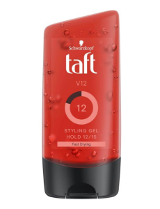 Taft Looks V12 Gel de par, fixare xtrem de puternica, uscare rapida, 150 ml