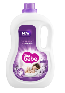Detergent automat Teo Bebe Cotton Soft, 2.2 l, Lavender, 40 spalari