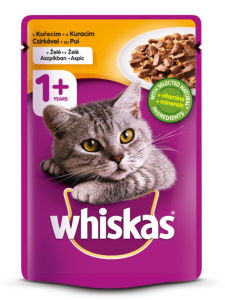 Whiskas Hrana Umeda pentru pisici cu pui, 100g, 1+