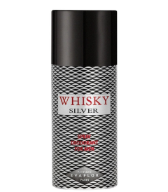 Deodorant antiperspirant Evaflor Whisky Silver, Barbati, 150 ml
