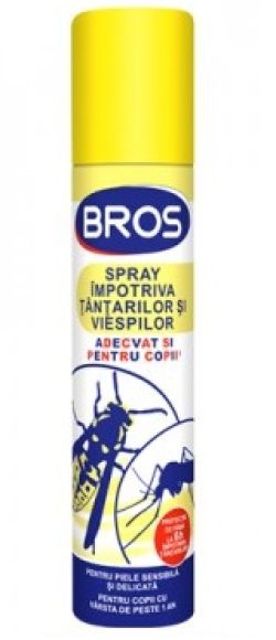 Bros spray 90ml pentru copii impotriva tantarilor si viespilor 