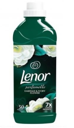 Lenor balsam rufe 1.5l Parfumelle Emerald Ivory Flower, 50 spalari