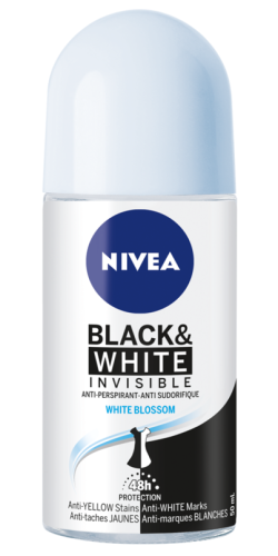 Deodorant roll-on Nivea Invisible Black&White Pure, 50 ml