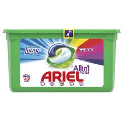 Ariel detergent capsule 40buc Allin1Pods Touch of Lenor, 40 spalari