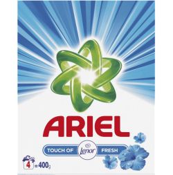 Ariel detergent rufe automat 400g Lenor Fresh, 4 spalari
