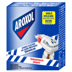 AROXOL aparat anti-tantari plus rezerva lichida 35ml/ 45 nopti