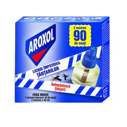 AROXOL set rezerva lichid impotriva tantarilor, 90 de nopti, 2x35 ml