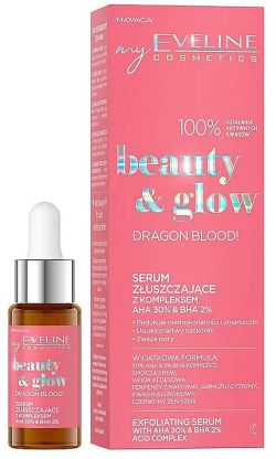 Eveline Beauty & Glow Dragon Blood Ser Exfoliant de Netezire, 18 ml