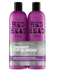 Set cadou BED HEAD TIGI Therapy for blondes sampon & balsam 750 ml