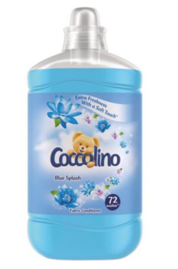 Balsam pentru Rufe Coccolino Blue Splash, Parfum de Primavara 72 Spalari, 1800 ml