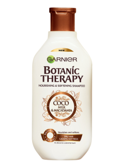Botanic Therapy Sampon Coco Milk & Macadamia pentru par uscat, 250 ml