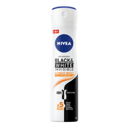 Nivea Deodorant Spray Black & White Invisible Ultimate Impact, 150 ml